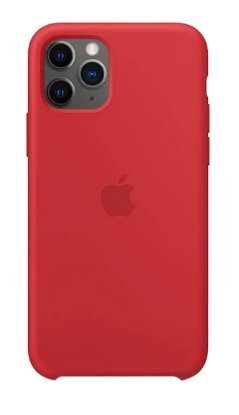 Mynd af iPhone 11 Pro Max - Silicone Case Rautt