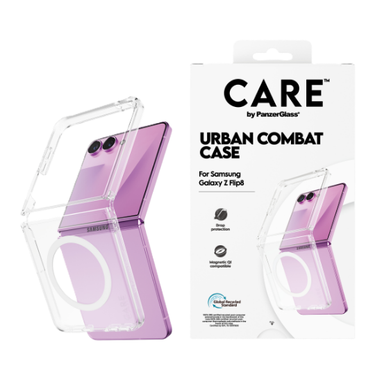 Mynd af CARE Urban Combat glært hulstur fyrir Foldable 8 línuna